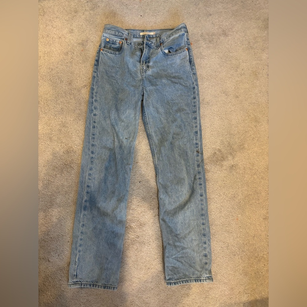 Levi's Women's Straight Leg Blue Jeans